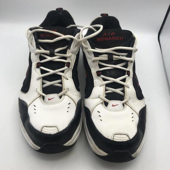 Size 12 - Nike Air Monarch IV White Varsity Red - Picture 14 of 15